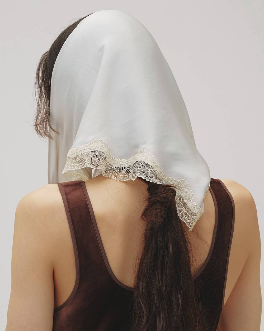 Satin Lace Scarf Satin Lace Scarf,サテンレーススカーフ,12611027,サテン,レーススカーフ,スカーフ,レース,アクセサリー,todayful,トゥデイフル,lifes,吉田怜香,26aw