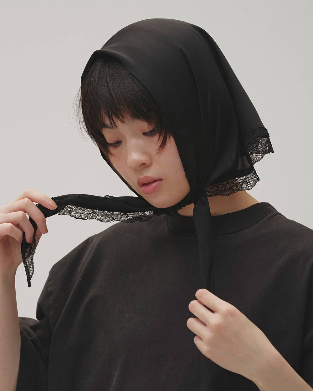 Satin Lace Scarf Satin Lace Scarf,サテンレーススカーフ,12611027,サテン,レーススカーフ,スカーフ,レース,アクセサリー,todayful,トゥデイフル,lifes,吉田怜香,26aw