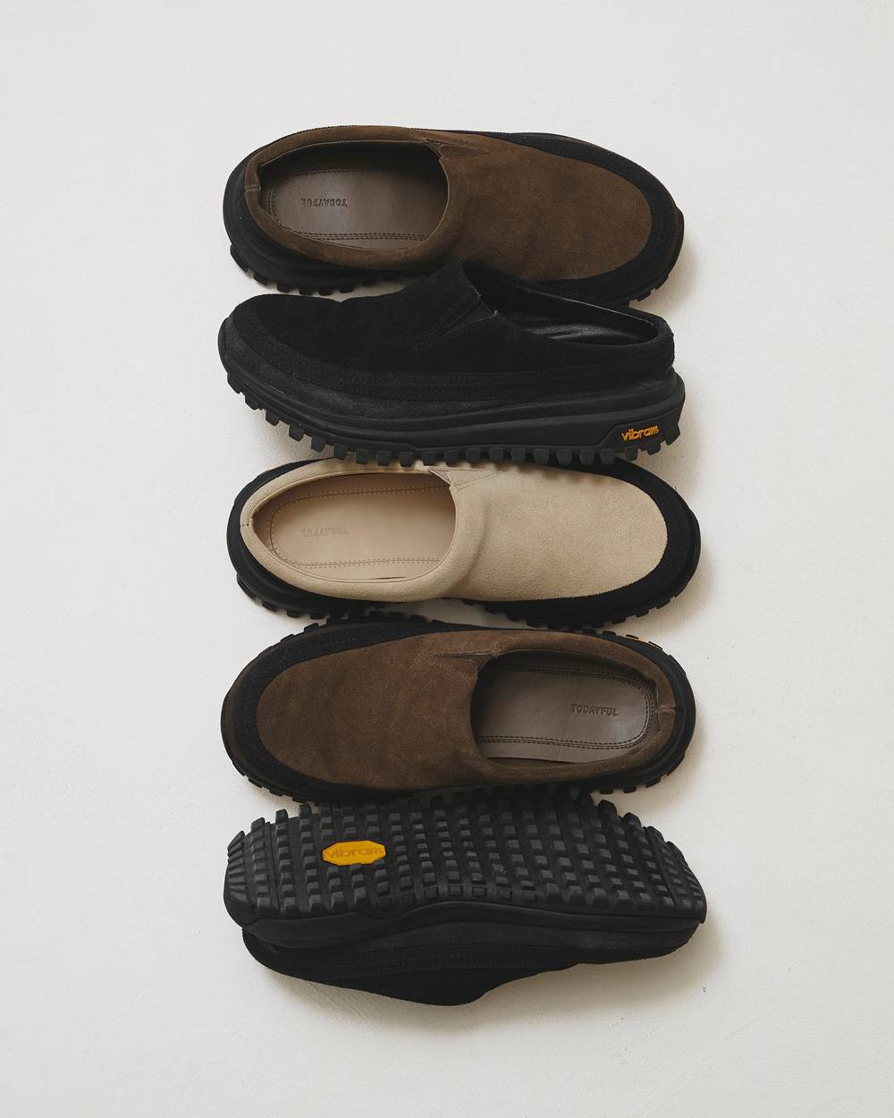 Vibramsole Leather Sabot Vibramsole Leather Sabot,ビブラムソールレザーサボ,12611032,ビブラムソール,レザーサボ,サボ,シューズ,サンダル,靴,todayful,トゥデイフル,lifes,吉田怜香,26aw