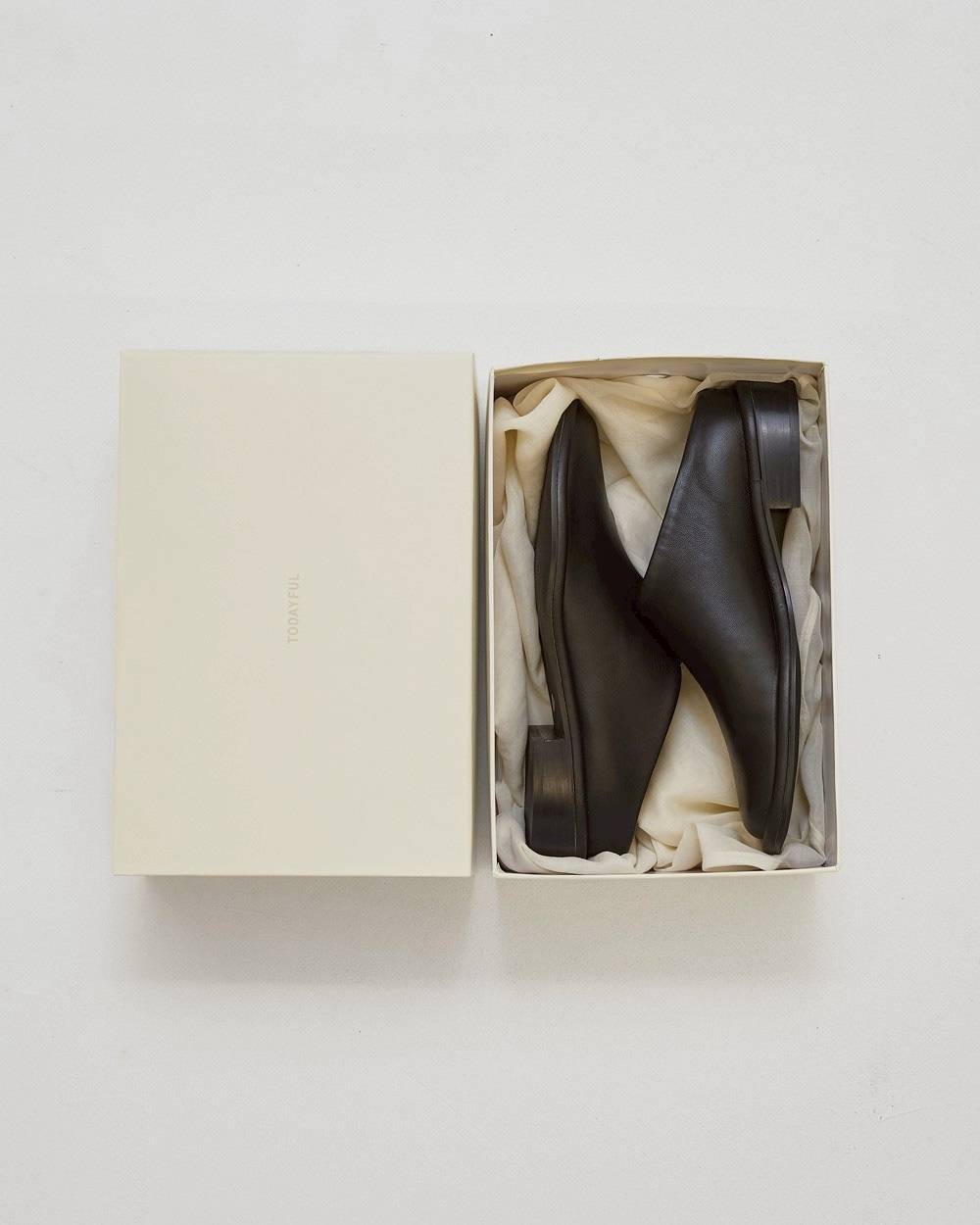 Shoes Leather Slide TODAYFUL サイドレザーシューズ Shoes（スリッポン）｜TODAYFUL（トゥデイフル）の Leather Slide 靴