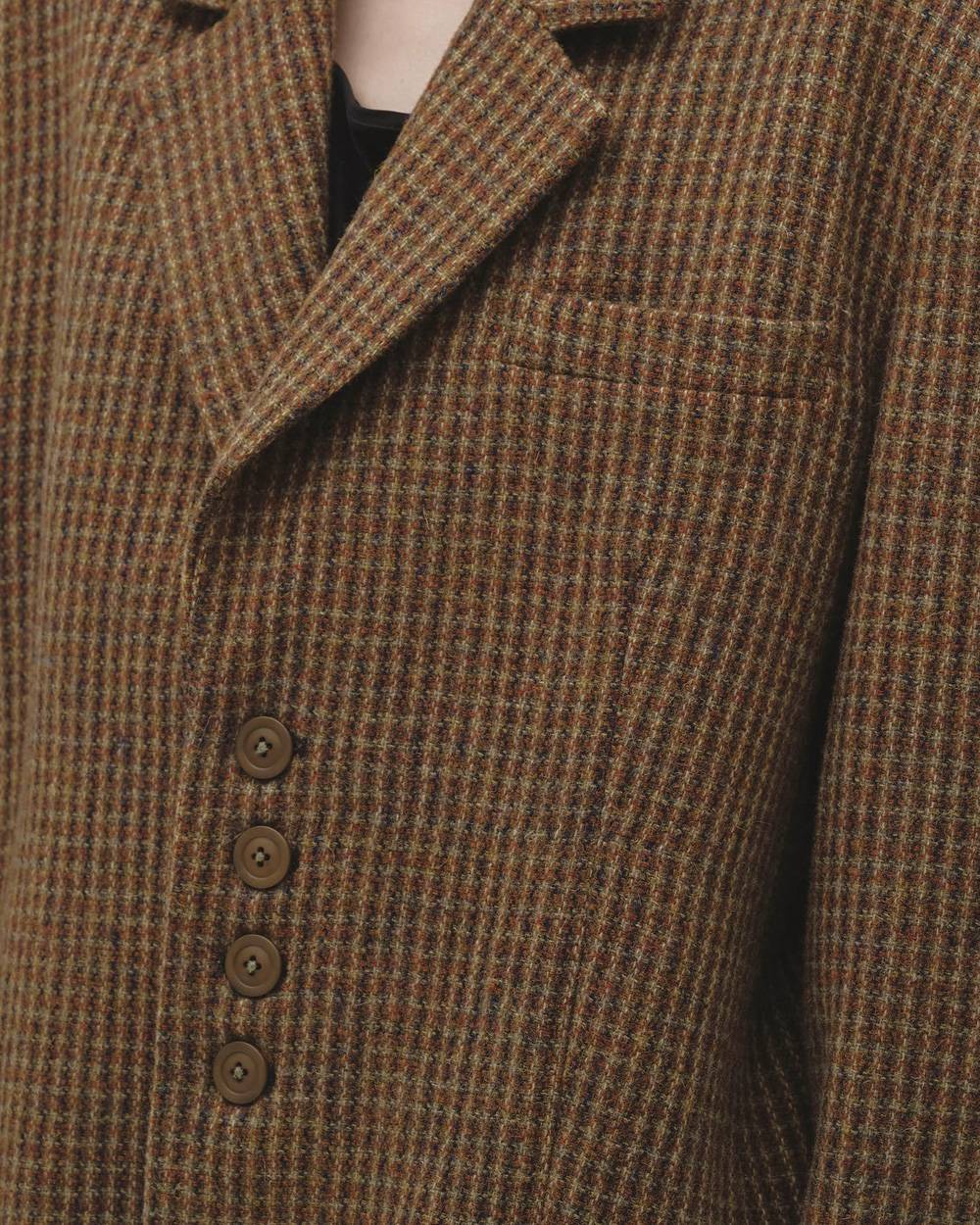 Wool100% Check Jacket Wool100% Check Jacket,ウール100%チェックジャケット,12620101,ジャケット,チェックジャケット,ウール100%,ウールジャケット,アスター,todayful,トゥデイフル,lifes,吉田怜香,26aw