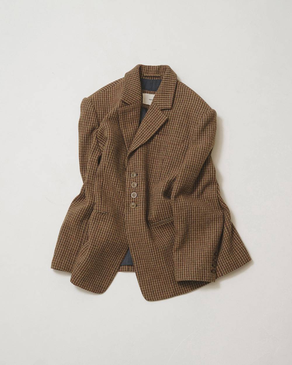 Wool100% Check Jacket Wool100% Check Jacket,ウール100%チェックジャケット,12620101,ジャケット,チェックジャケット,ウール100%,ウールジャケット,アスター,todayful,トゥデイフル,lifes,吉田怜香,26aw