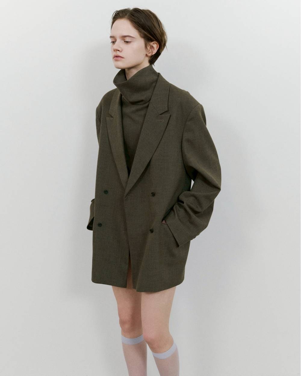 Twill Double Jacket Twill Double Jacket,ツイルダブルジャケット,12620103,ジャケット,ツイルジャケット,ダブルジャケット,セットアップ,アウター,todayful,トゥデイフル,lifes,吉田怜香,26aw