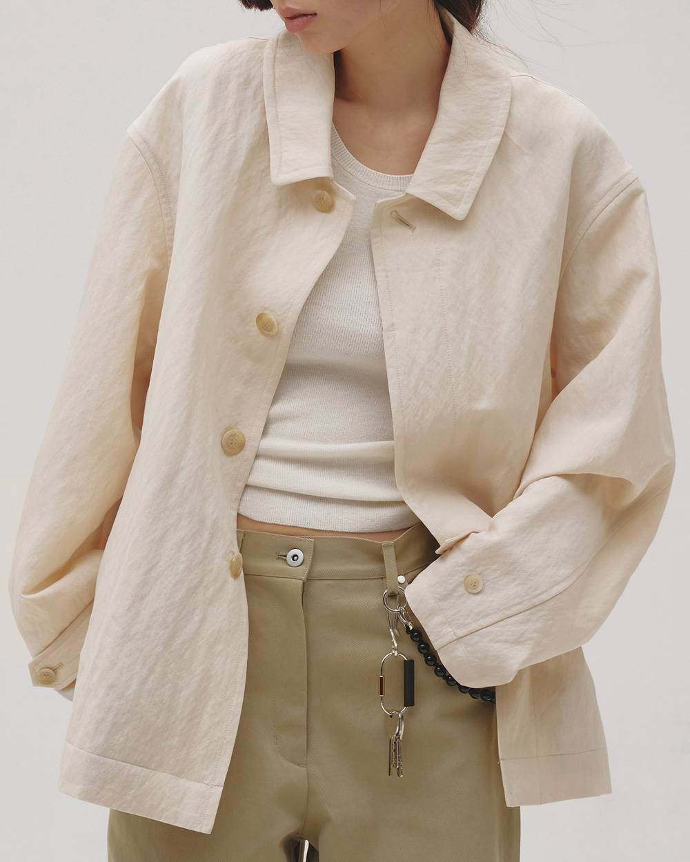 Soutiencollar Washed Jacket Soutiencollar Washed Jacket,ステンカラーウォッシュドジャケット,12620104,ステンカラー,ジャケット,ウォッシュドジャケット,アウター,todayful,トゥデイフル,lifes,吉田怜香,26aw