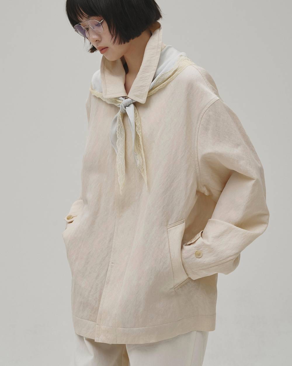 Soutiencollar Washed Jacket Soutiencollar Washed Jacket,ステンカラーウォッシュドジャケット,12620104,ステンカラー,ジャケット,ウォッシュドジャケット,アウター,todayful,トゥデイフル,lifes,吉田怜香,26aw