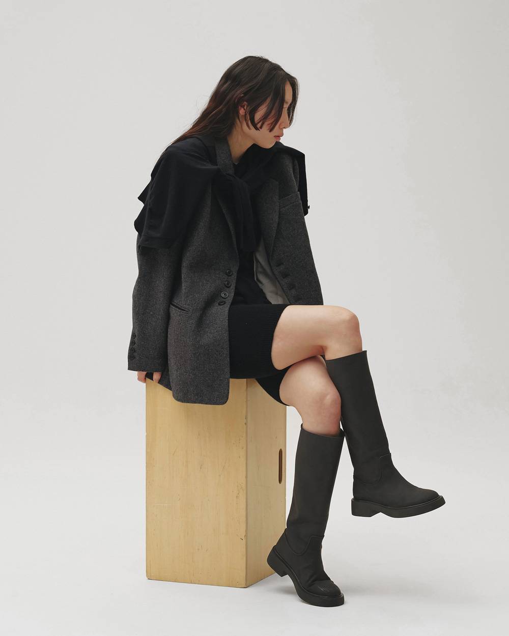 Wool100% Over Jacket Wool100% Over Jacket,ウール100%オーバージャケット,12620105,ウール100%,オーバージャケット,ジャケット,アウター,セットアップ,todayful,トゥデイフル,lifes,吉田怜香,26aw