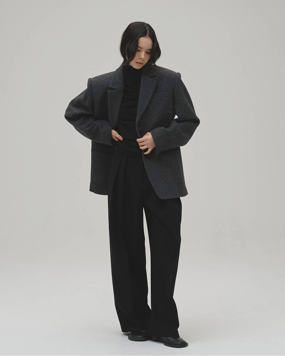 Wool100% Over Jacket Wool100% Over Jacket,ウール100%オーバージャケット,12620105,ウール100%,オーバージャケット,ジャケット,アウター,セットアップ,todayful,トゥデイフル,lifes,吉田怜香,26aw