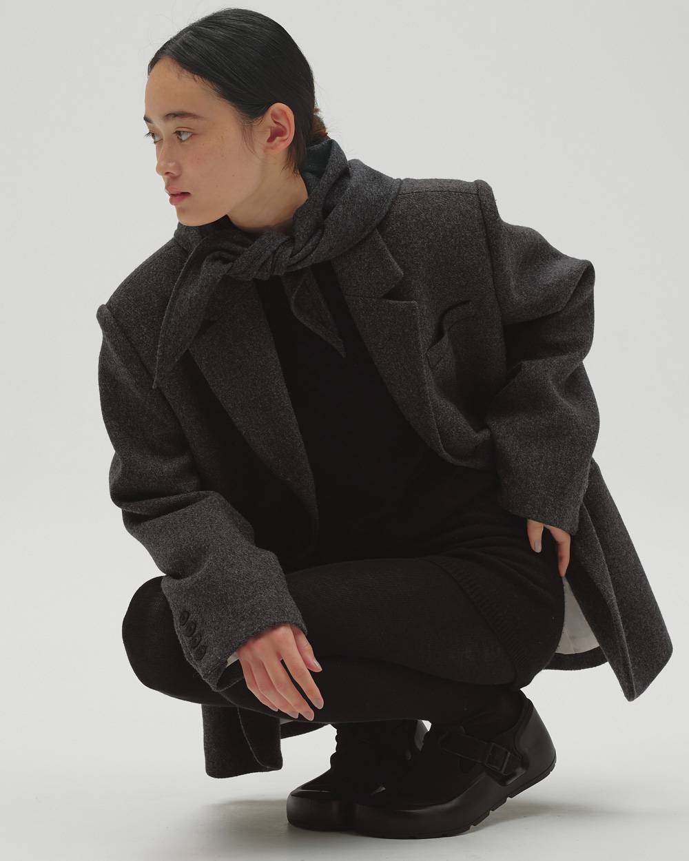 Wool100% Over Jacket Wool100% Over Jacket,ウール100%オーバージャケット,12620105,ウール100%,オーバージャケット,ジャケット,アウター,セットアップ,todayful,トゥデイフル,lifes,吉田怜香,26aw