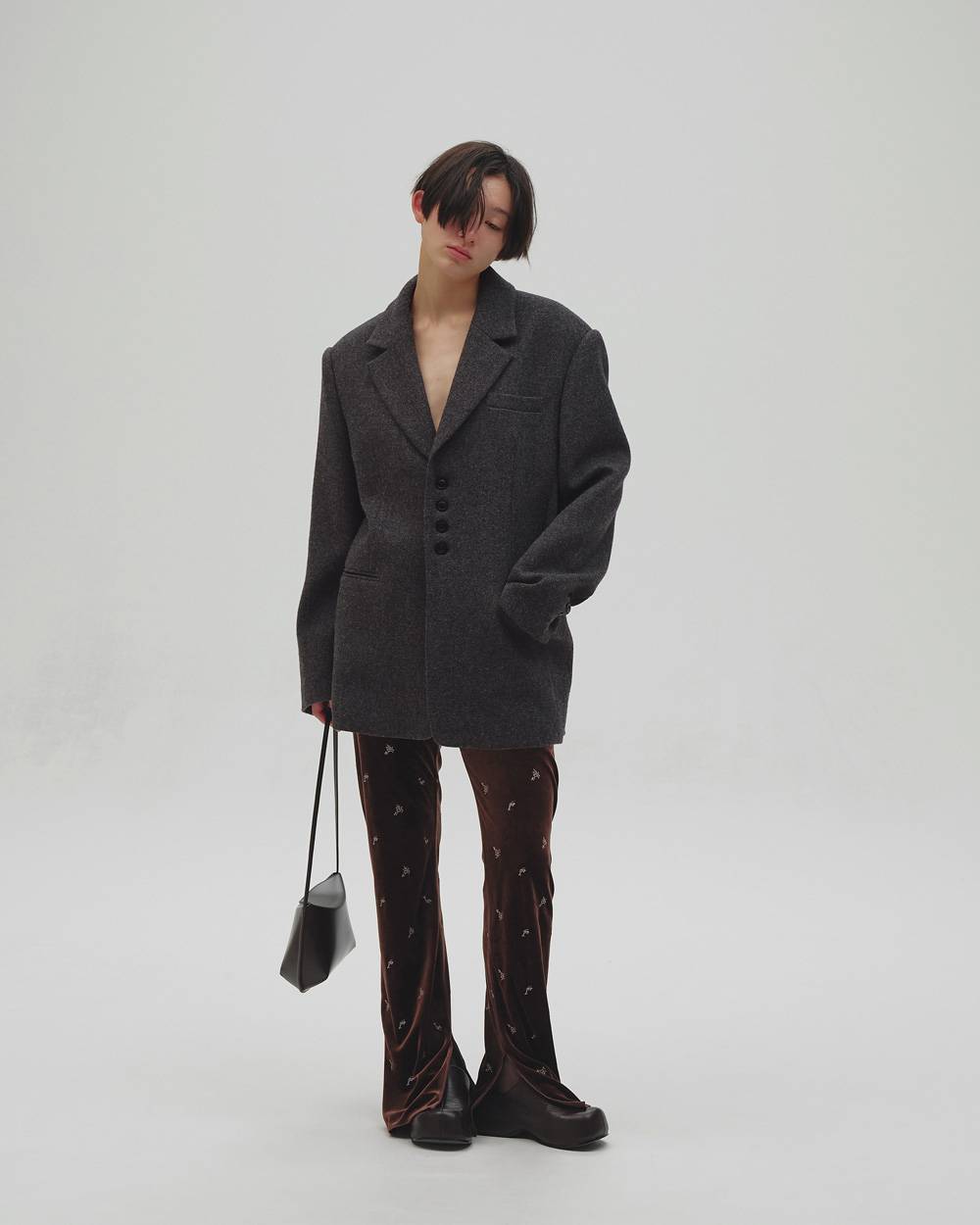 Wool100% Over Jacket Wool100% Over Jacket,ウール100%オーバージャケット,12620105,ウール100%,オーバージャケット,ジャケット,アウター,セットアップ,todayful,トゥデイフル,lifes,吉田怜香,26aw
