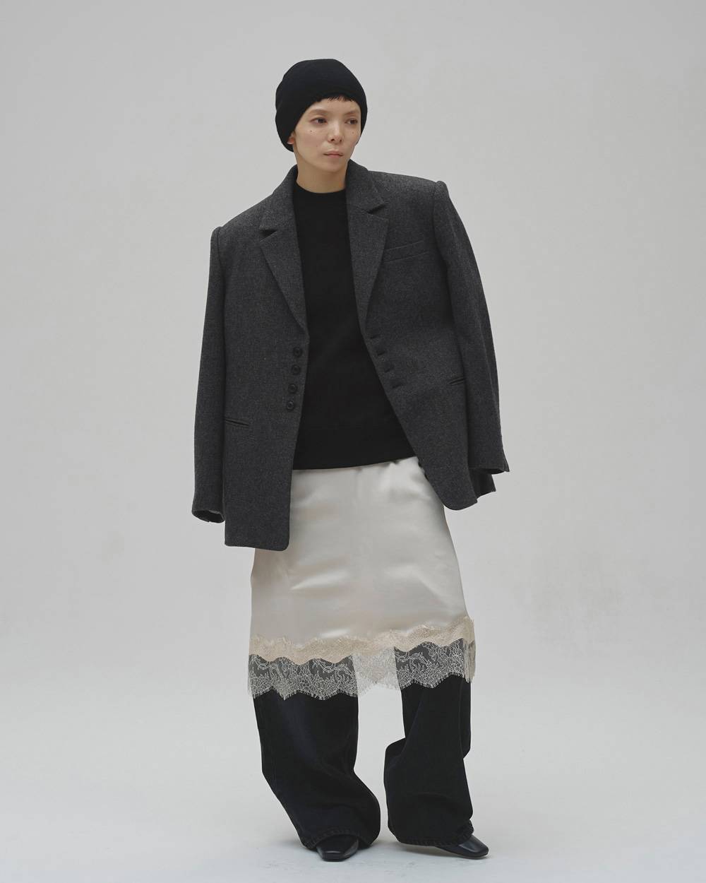 Wool100% Over Jacket Wool100% Over Jacket,ウール100%オーバージャケット,12620105,ウール100%,オーバージャケット,ジャケット,アウター,セットアップ,todayful,トゥデイフル,lifes,吉田怜香,26aw