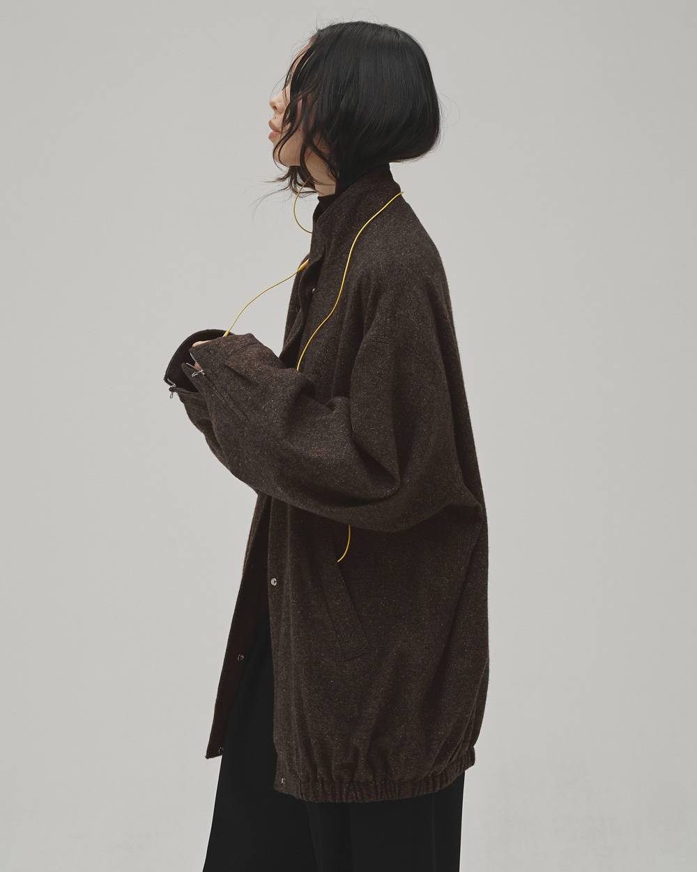 Silknep Tweed Blouson Silknep Tweed Blouson,シルクネップツイードブルゾン,12620203,シルクネップ,ツイードブルゾン,ブルゾン,アウター,ジャケット,todayful,トゥデイフル,lifes,吉田怜香,26aw