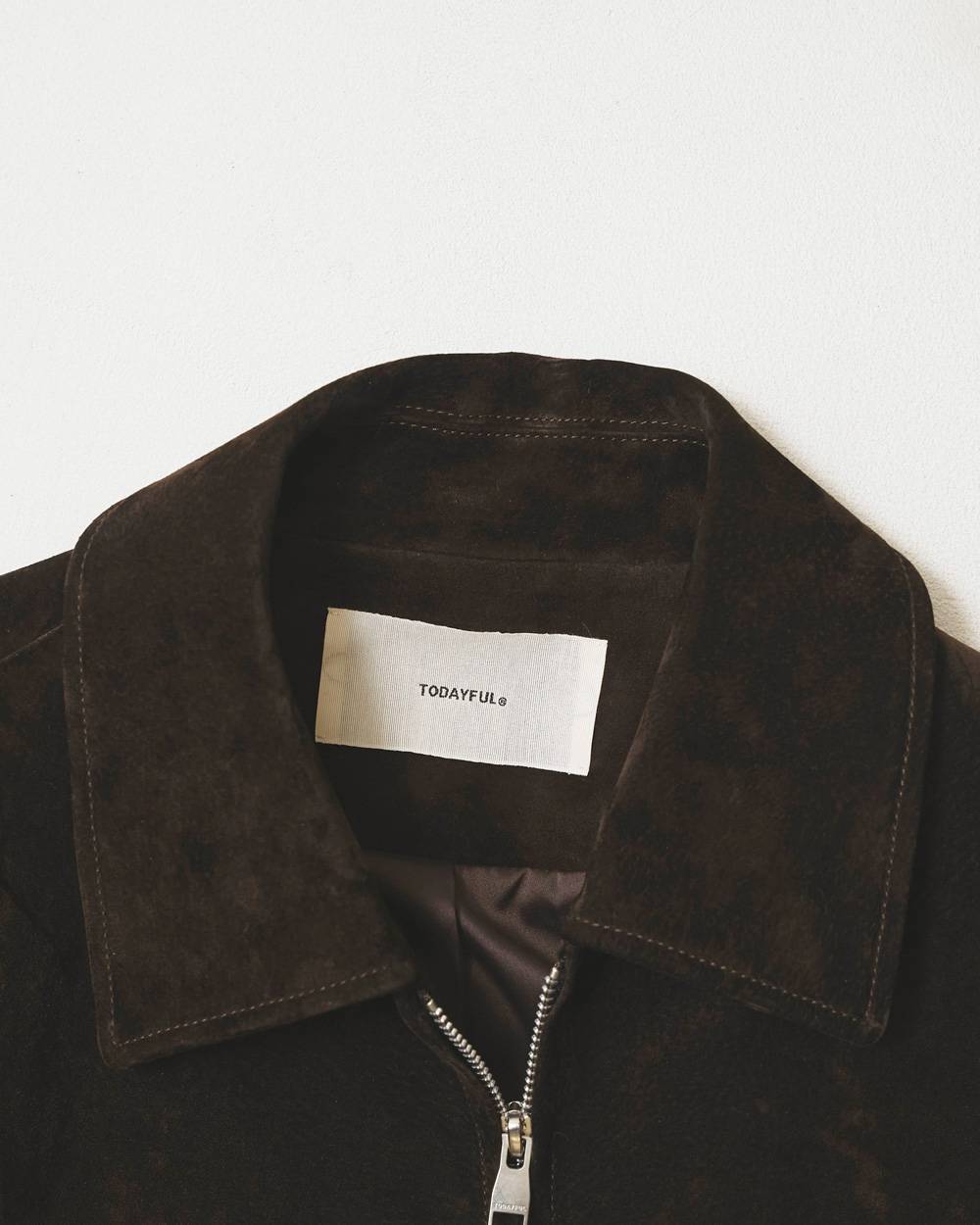 Suede Zip Blouson Suede Zip Blouson,スエードジップブルゾン,12620204,ジップブルゾン,スエード,ジャケット,アウター,todayful,トゥデイフル,lifes,吉田怜香,26aw