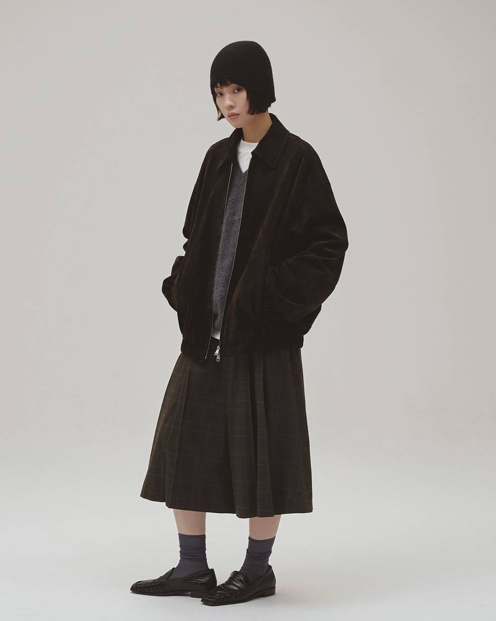 Suede Zip Blouson Suede Zip Blouson,スエードジップブルゾン,12620204,ジップブルゾン,スエード,ジャケット,アウター,todayful,トゥデイフル,lifes,吉田怜香,26aw