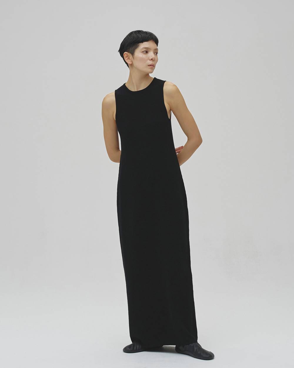 Cottonwool Pencil  Dress Cottonwool Pencil  Dress,コットンウールペンシルドレス,12620301,コットンウール,ペンシルドレス,ドレス,ワンピース,マキシドレス,ノースリーブドレス,todayful,トゥデイフル,lifes,吉田怜香,26aw