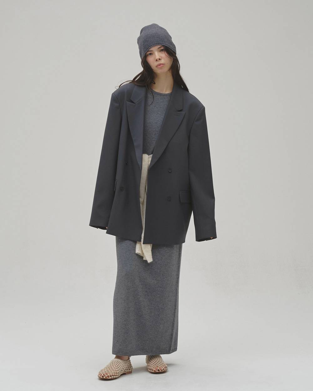 Cottonwool Pencil  Dress Cottonwool Pencil  Dress,コットンウールペンシルドレス,12620301,コットンウール,ペンシルドレス,ドレス,ワンピース,マキシドレス,ノースリーブドレス,todayful,トゥデイフル,lifes,吉田怜香,26aw