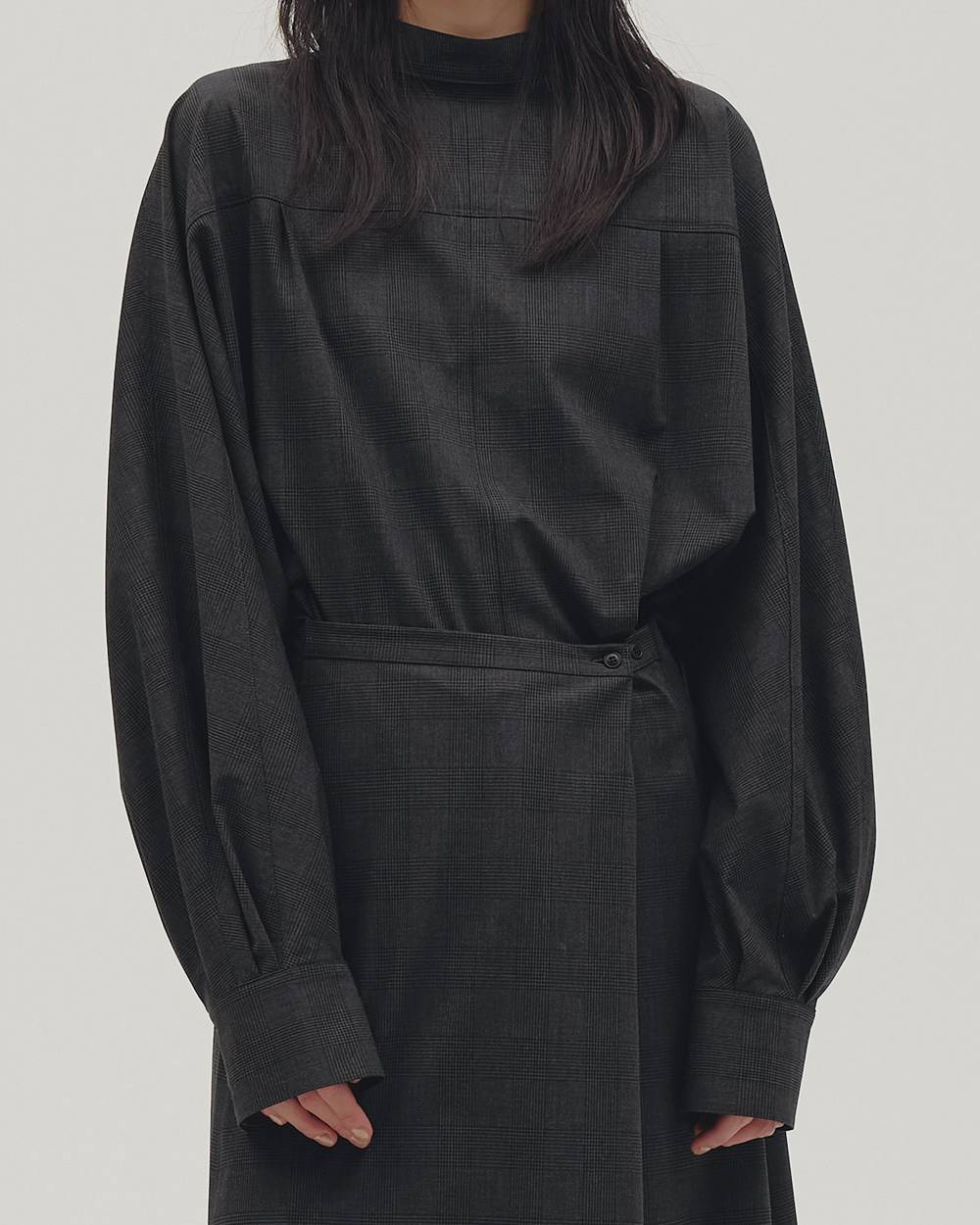 Check Asymmetry Dress Check Asymmetry Dress,チェックアシンメトリードレス,12620304,アシンメトリードレス,ドレス,ワンピース,チェックドレス,todayful,トゥデイフル,lifes,吉田怜香,26aw