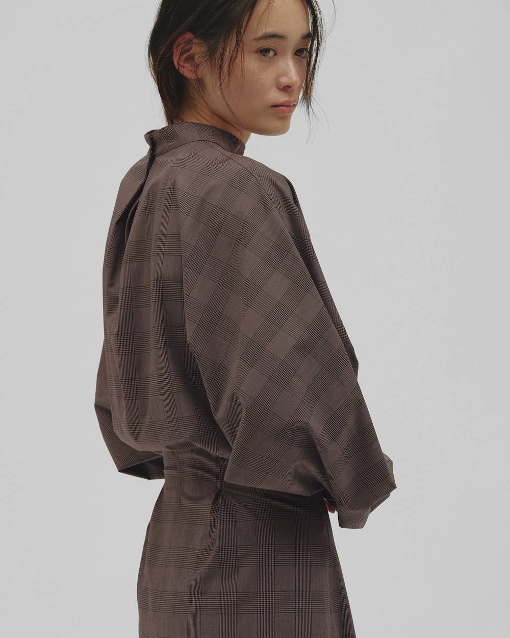 Check Asymmetry Dress Check Asymmetry Dress,チェックアシンメトリードレス,12620304,アシンメトリードレス,ドレス,ワンピース,チェックドレス,todayful,トゥデイフル,lifes,吉田怜香,26aw