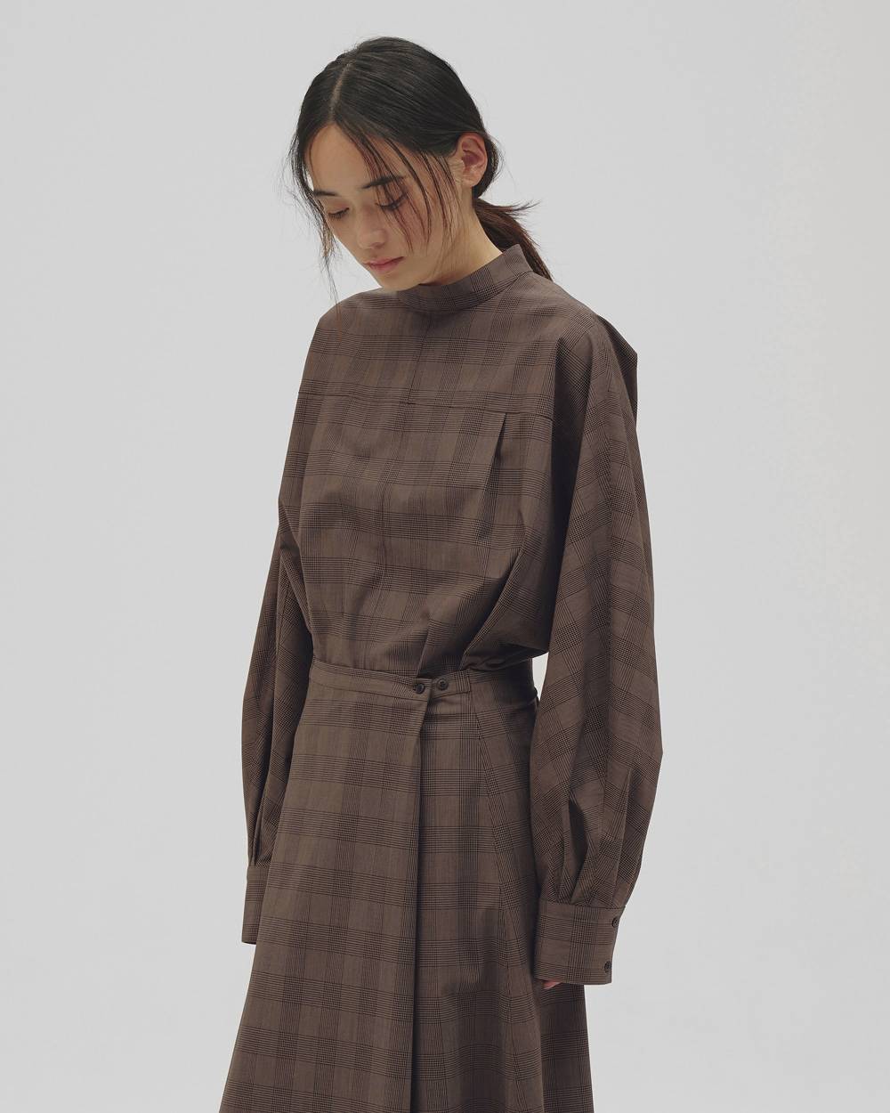 Check Asymmetry Dress Check Asymmetry Dress,チェックアシンメトリードレス,12620304,アシンメトリードレス,ドレス,ワンピース,チェックドレス,todayful,トゥデイフル,lifes,吉田怜香,26aw