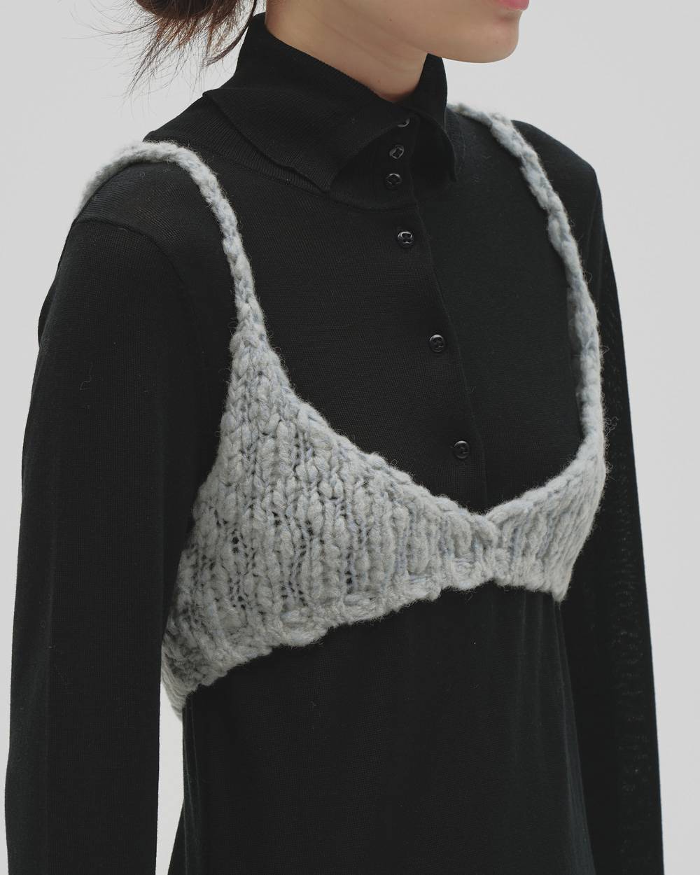 Tencelwool Highneck Dress Tencelwool Highneck Dress,テンセルウールハイネックドレス,12620305,ドレス,ニットドレス,ウールドレス,ハイネックドレス,マキシドレス,todayful,トゥデイフル,lifes,吉田怜香,26aw