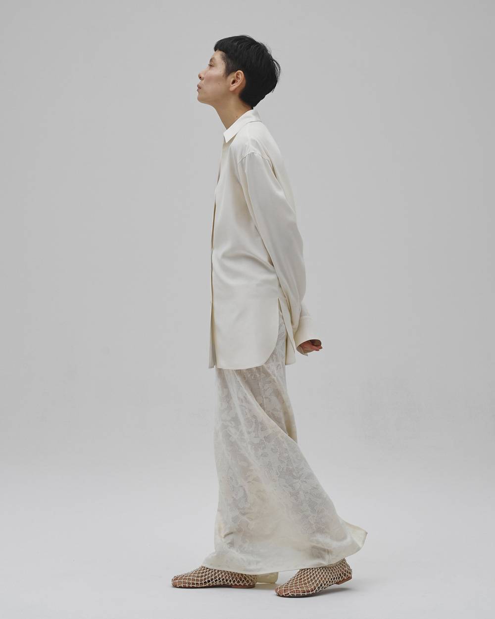 Silky Skipper Shirts Silky Skipper Shirts,シルキースキッパーシャツ,12620403,スキッパーシャツ,シャツ,シルキーシャツ,トップス,todayful,トゥデイフル,lifes,吉田怜香,26aw