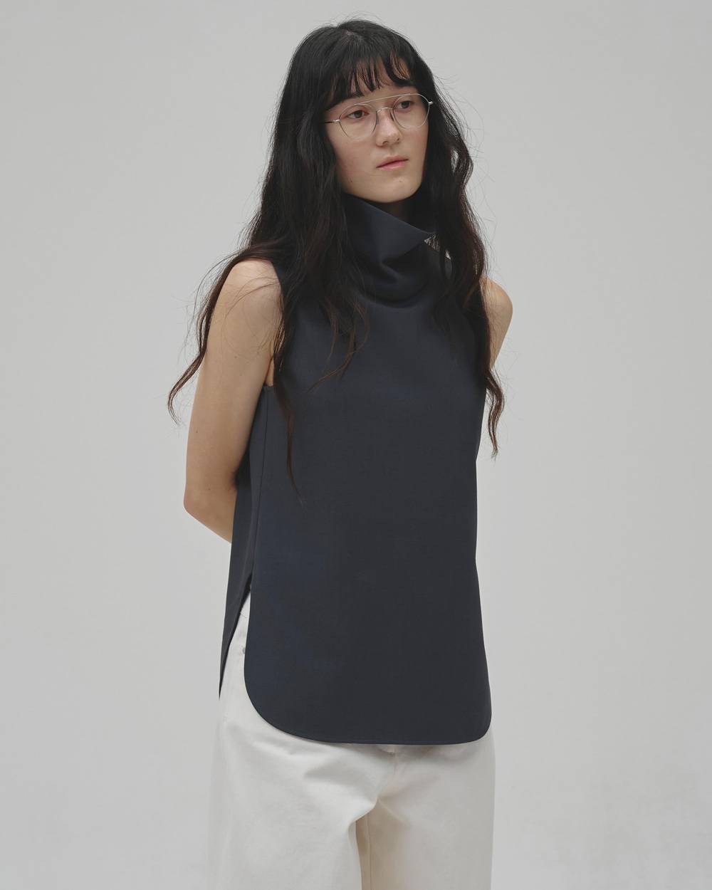 Twill Turtle Tops Twill Turtle Tops,ツイルタートルトップス,12620404,ツイルトップス,タートルトップス,セットアップ,トップス,ノースリーブ,todayful,トゥデイフル,lifes,吉田怜香,26aw