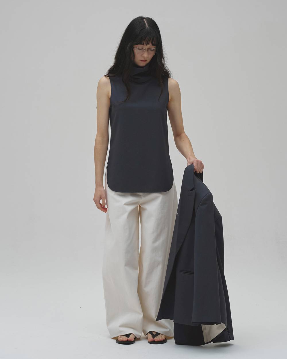 Twill Turtle Tops Twill Turtle Tops,ツイルタートルトップス,12620404,ツイルトップス,タートルトップス,セットアップ,トップス,ノースリーブ,todayful,トゥデイフル,lifes,吉田怜香,26aw