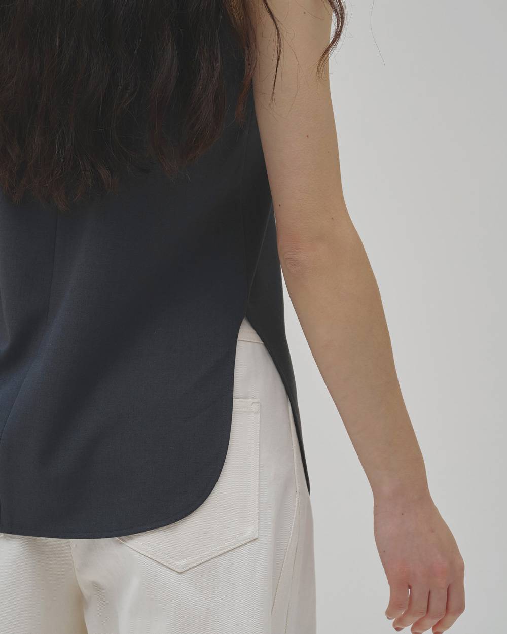 Twill Turtle Tops Twill Turtle Tops,ツイルタートルトップス,12620404,ツイルトップス,タートルトップス,セットアップ,トップス,ノースリーブ,todayful,トゥデイフル,lifes,吉田怜香,26aw