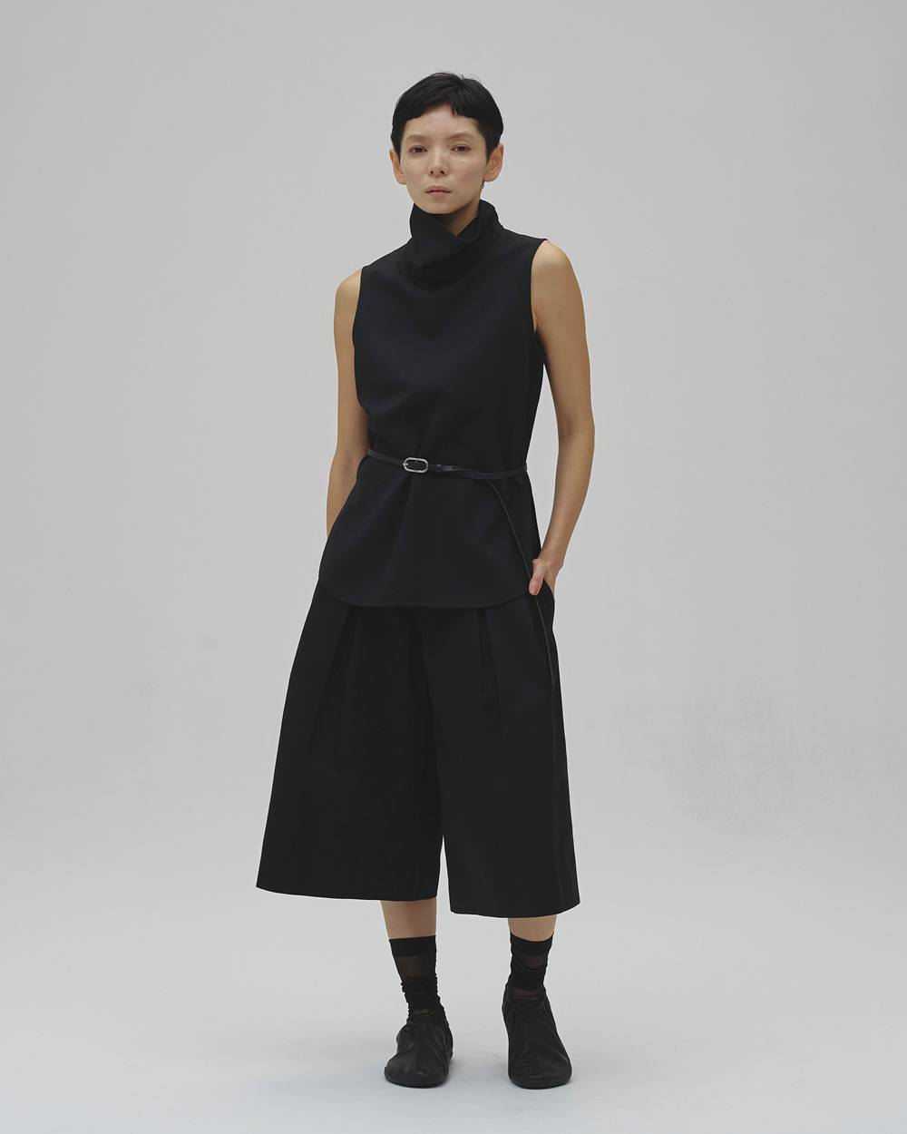 Twill Turtle Tops Twill Turtle Tops,ツイルタートルトップス,12620404,ツイルトップス,タートルトップス,セットアップ,トップス,ノースリーブ,todayful,トゥデイフル,lifes,吉田怜香,26aw