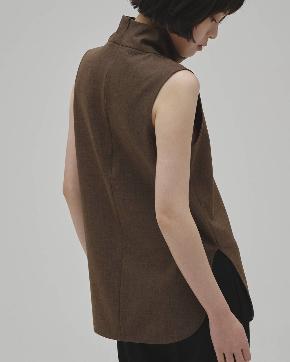 Twill Turtle Tops Twill Turtle Tops,ツイルタートルトップス,12620404,ツイルトップス,タートルトップス,セットアップ,トップス,ノースリーブ,todayful,トゥデイフル,lifes,吉田怜香,26aw