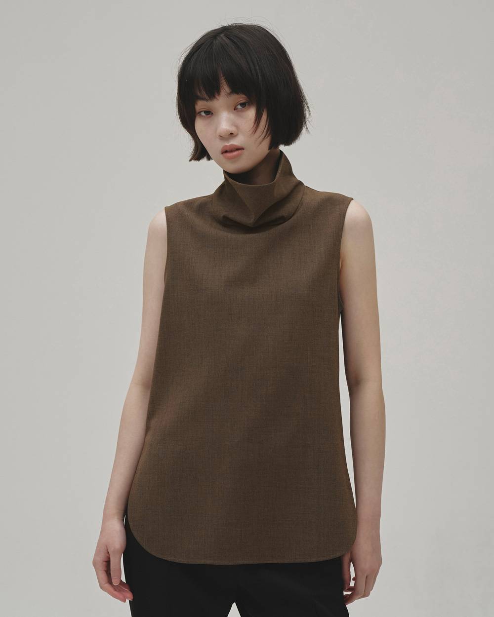 Twill Turtle Tops Twill Turtle Tops,ツイルタートルトップス,12620404,ツイルトップス,タートルトップス,セットアップ,トップス,ノースリーブ,todayful,トゥデイフル,lifes,吉田怜香,26aw