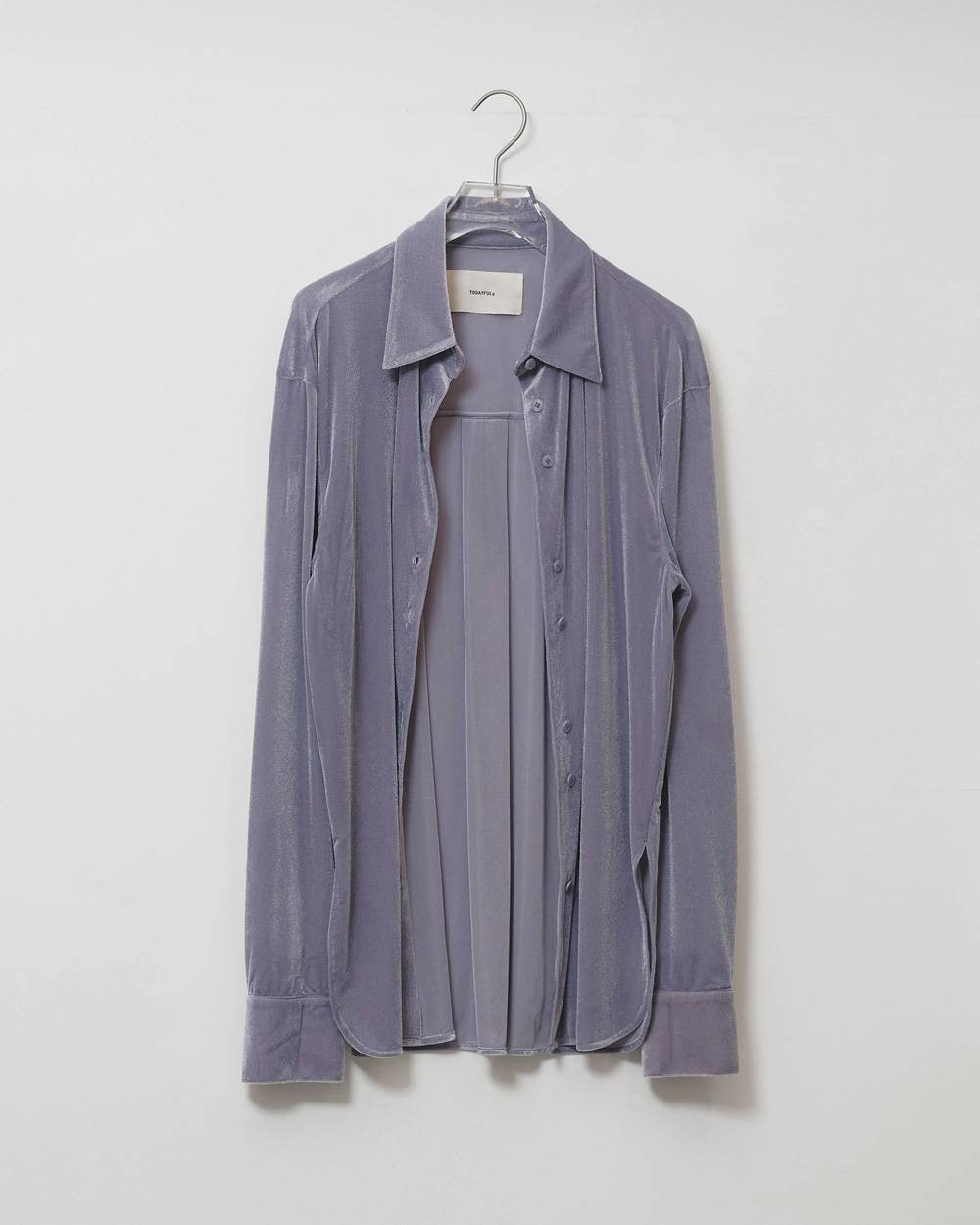 Roundhem Velour Shirts Roundhem Velour Shirts,ラウンドヘムベロアシャツ,12620405,ベロアシャツ,ラウンドヘム,ベロア,トップス,シャツ,todayful,トゥデイフル,lifes,吉田怜香,26aw
