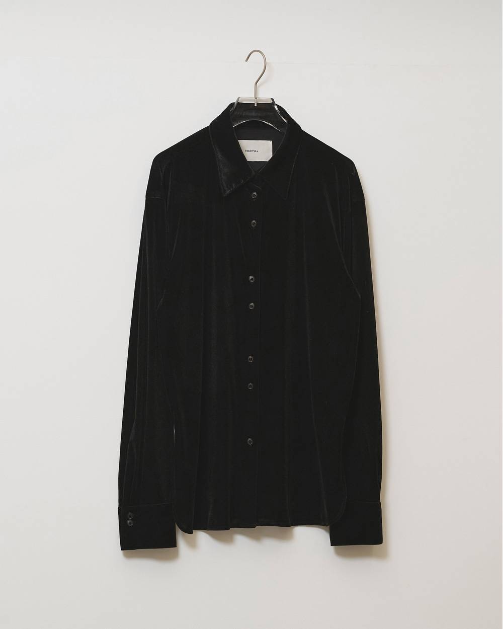 Roundhem Velour Shirts Roundhem Velour Shirts,ラウンドヘムベロアシャツ,12620405,ベロアシャツ,ラウンドヘム,ベロア,トップス,シャツ,todayful,トゥデイフル,lifes,吉田怜香,26aw