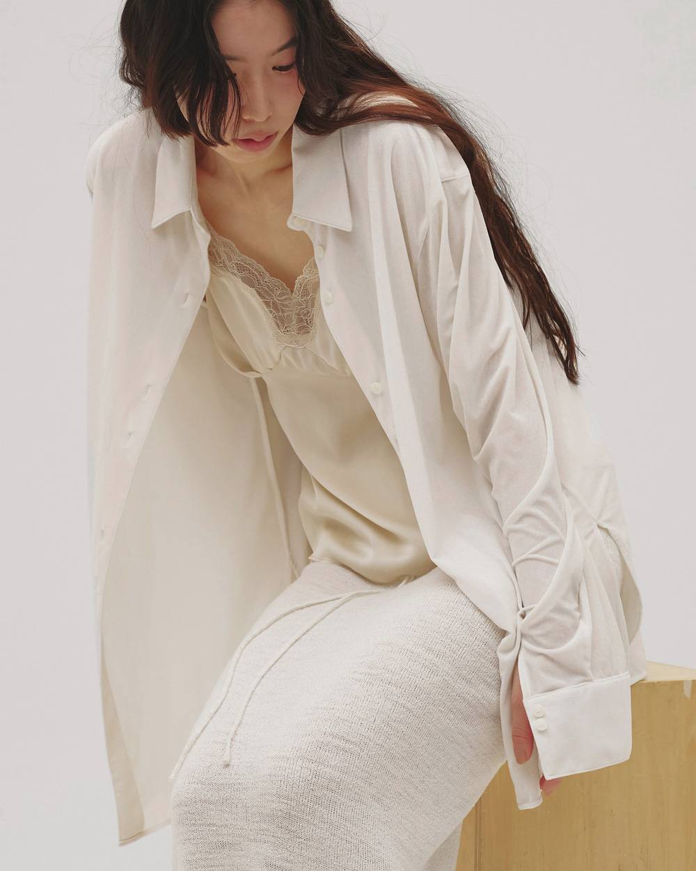 Roundhem Velour Shirts Roundhem Velour Shirts,ラウンドヘムベロアシャツ,12620405,ベロアシャツ,ラウンドヘム,ベロア,トップス,シャツ,todayful,トゥデイフル,lifes,吉田怜香,26aw