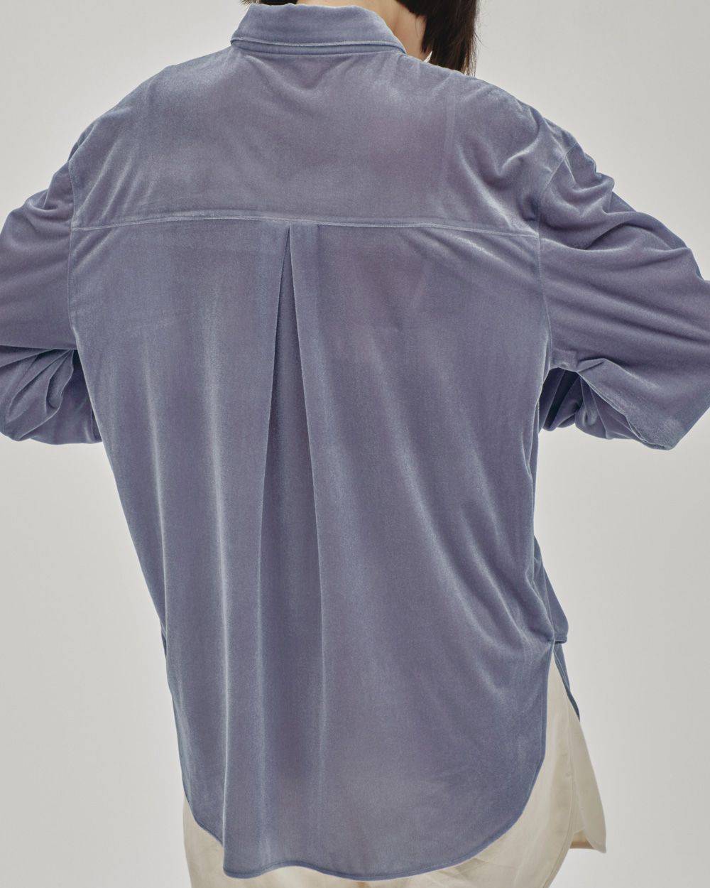 Roundhem Velour Shirts Roundhem Velour Shirts,ラウンドヘムベロアシャツ,12620405,ベロアシャツ,ラウンドヘム,ベロア,トップス,シャツ,todayful,トゥデイフル,lifes,吉田怜香,26aw