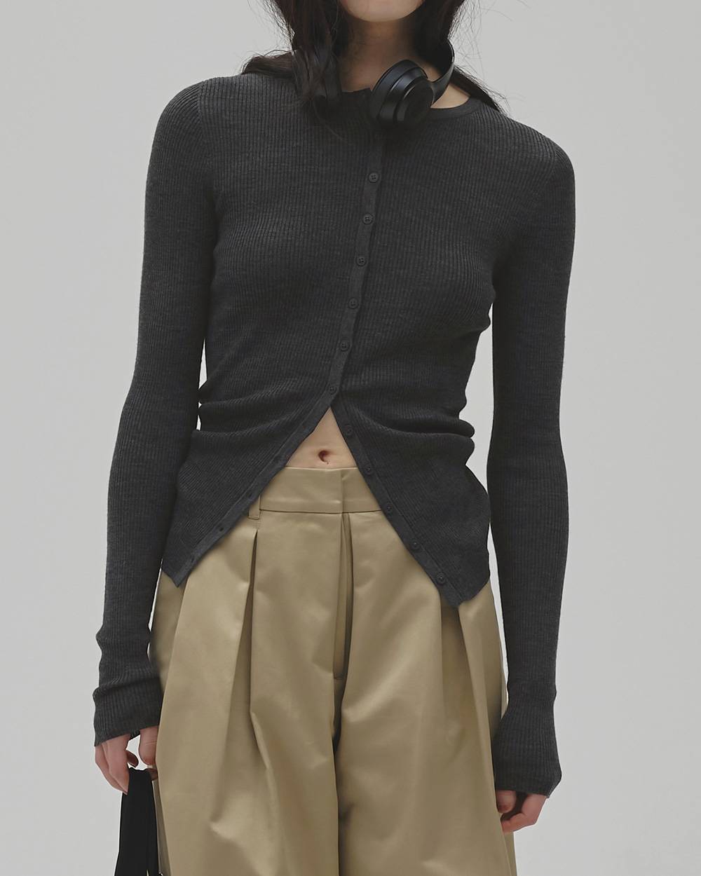 Silkwool Knit Cardigan Silkwool Knit Cardigan,シルクウールニットカーディガン,12620501,シルクウール,カーディガン,ニット,レース,トップス,todayful,トゥデイフル,lifes,吉田怜香,26aw