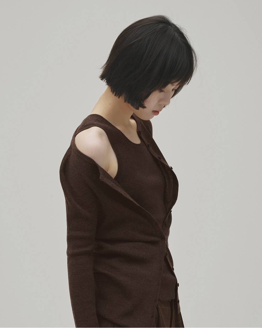 Silkwool Knit Cardigan Silkwool Knit Cardigan,シルクウールニットカーディガン,12620501,シルクウール,カーディガン,ニット,レース,トップス,todayful,トゥデイフル,lifes,吉田怜香,26aw