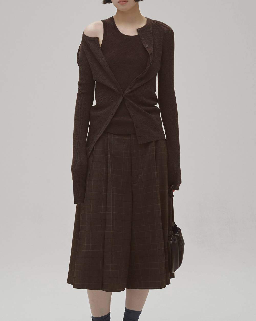 Silkwool Knit Cardigan Silkwool Knit Cardigan,シルクウールニットカーディガン,12620501,シルクウール,カーディガン,ニット,レース,トップス,todayful,トゥデイフル,lifes,吉田怜香,26aw