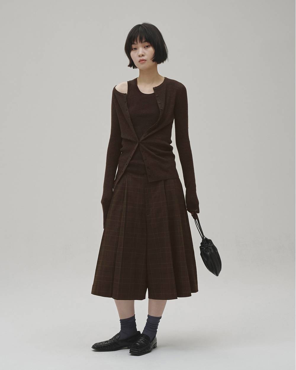 Silkwool Knit Cardigan Silkwool Knit Cardigan,シルクウールニットカーディガン,12620501,シルクウール,カーディガン,ニット,レース,トップス,todayful,トゥデイフル,lifes,吉田怜香,26aw