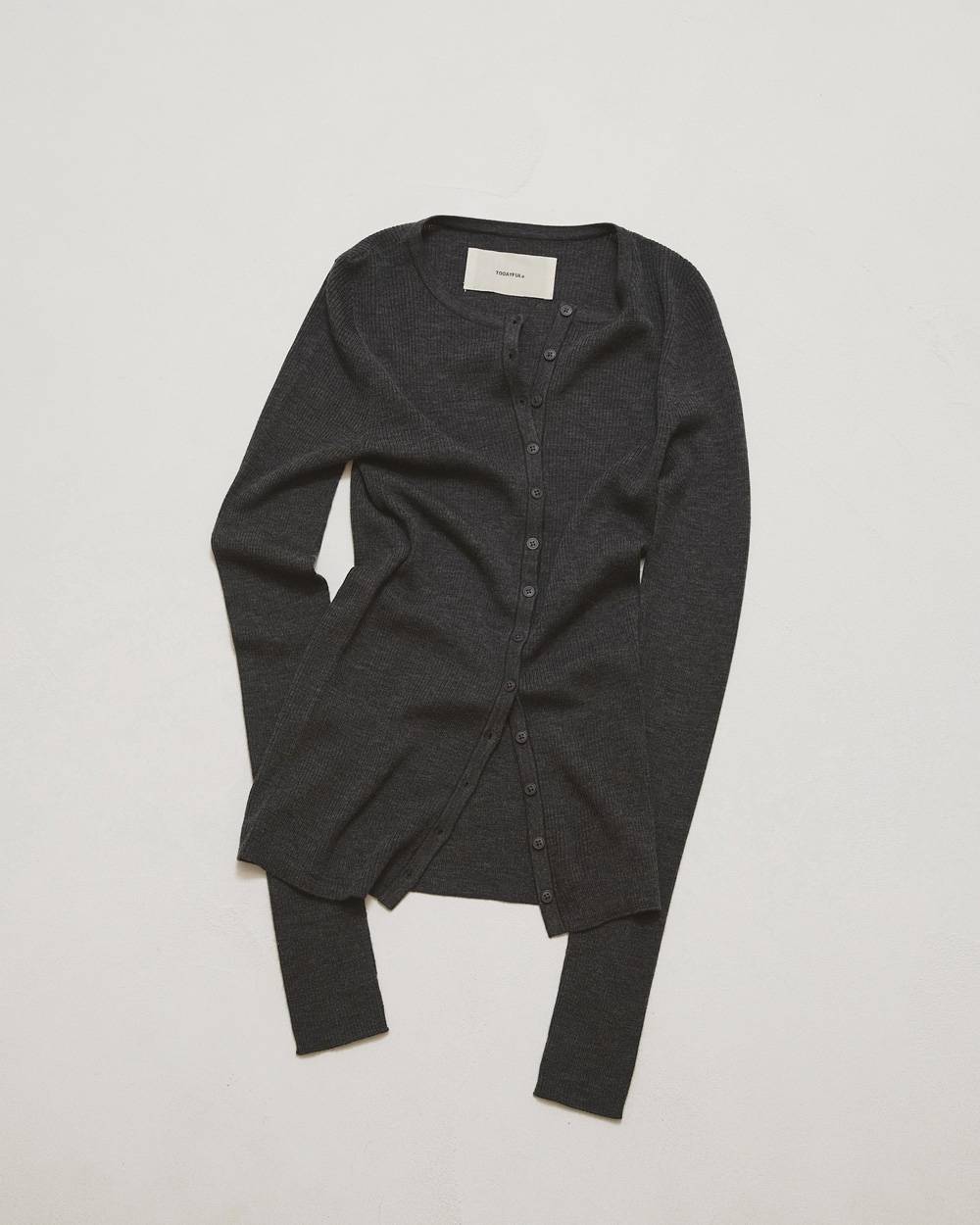 Silkwool Knit Cardigan Silkwool Knit Cardigan,シルクウールニットカーディガン,12620501,シルクウール,カーディガン,ニット,レース,トップス,todayful,トゥデイフル,lifes,吉田怜香,26aw