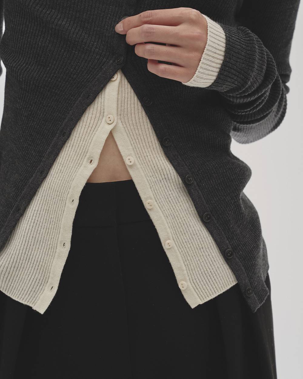 Silkwool Knit Cardigan Silkwool Knit Cardigan,シルクウールニットカーディガン,12620501,シルクウール,カーディガン,ニット,レース,トップス,todayful,トゥデイフル,lifes,吉田怜香,26aw