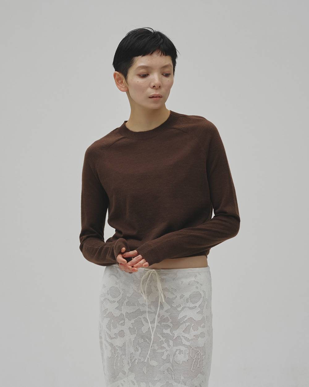 Alpacawool Seamless Knit Alpacawool Seamless Knit,アルパカウールシームレスニット,12620505,アルパカウール,シームレス,ニット,セーター,トップス,todayful,トゥデイフル,lifes,吉田怜香,26aw