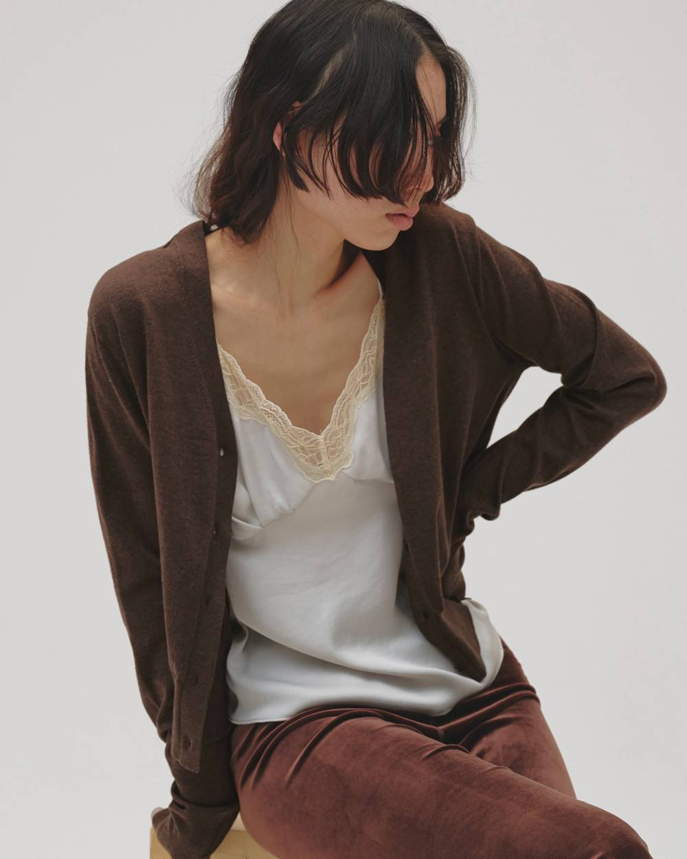 Cotton Cashmere Cardigan Cotton Cashmere Cardigan,コットンカシミヤカーディガン,12620506,コットンカシミヤ,カーディガン,ニット,トップス,ニットカーディガン,todayful,トゥデイフル,lifes,吉田怜香,26aw