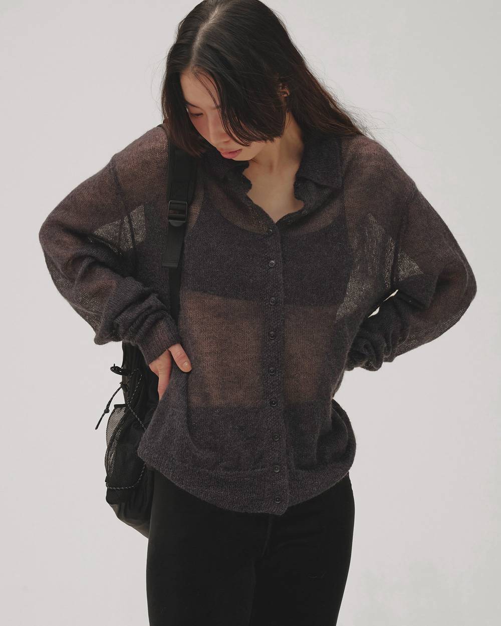 Soft Mohair Cardigan Soft Mohair Cardigan,ソフトモヘアカーディガン,12620507,ソフトモヘア,カーディガン,ニットカーディガン,ニット,トップス,todayful,トゥデイフル,lifes,吉田怜香,26aw