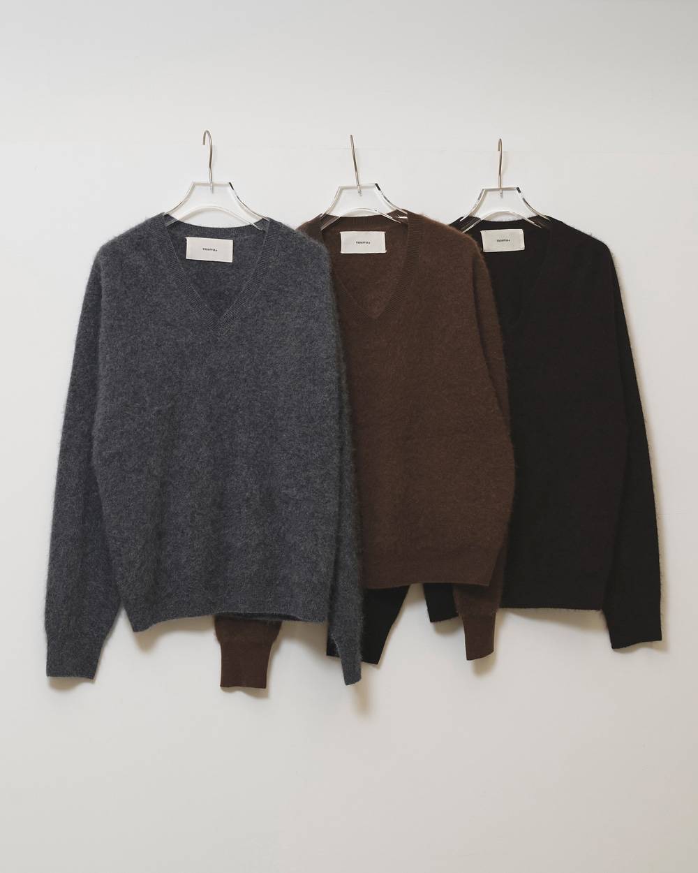 Woolcashmere Vneck Knit Woolcashmere Vneck Knit,ウールカシミヤVネックニット,12620508,ウール,カシミヤ,Vネックニット,ニット,セーター,トップス,todayful,トゥデイフル,lifes,吉田怜香,26aw