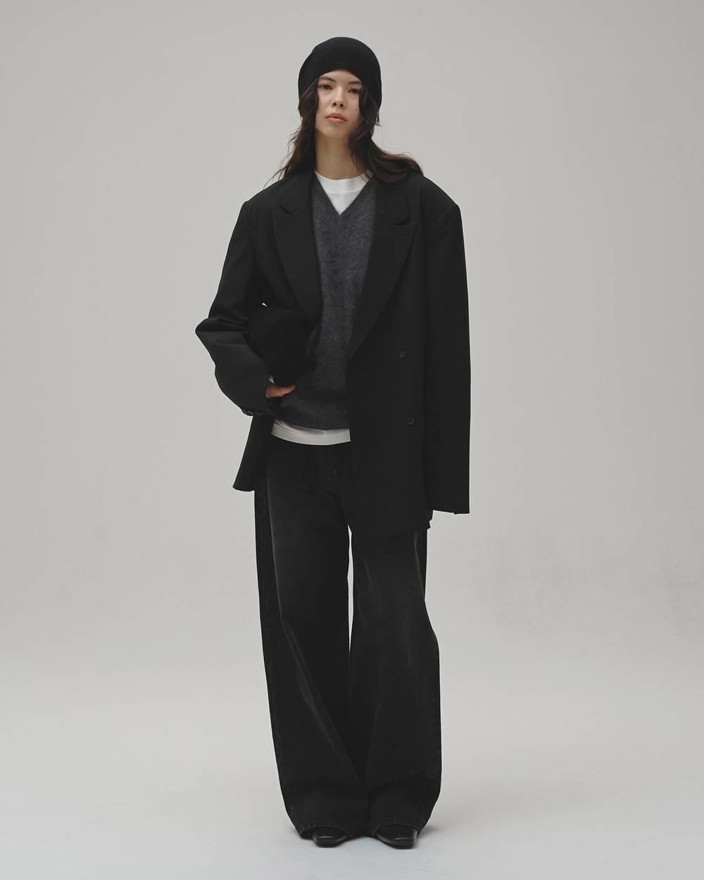 Woolcashmere Vneck Knit Woolcashmere Vneck Knit,ウールカシミヤVネックニット,12620508,ウール,カシミヤ,Vネックニット,ニット,セーター,トップス,todayful,トゥデイフル,lifes,吉田怜香,26aw