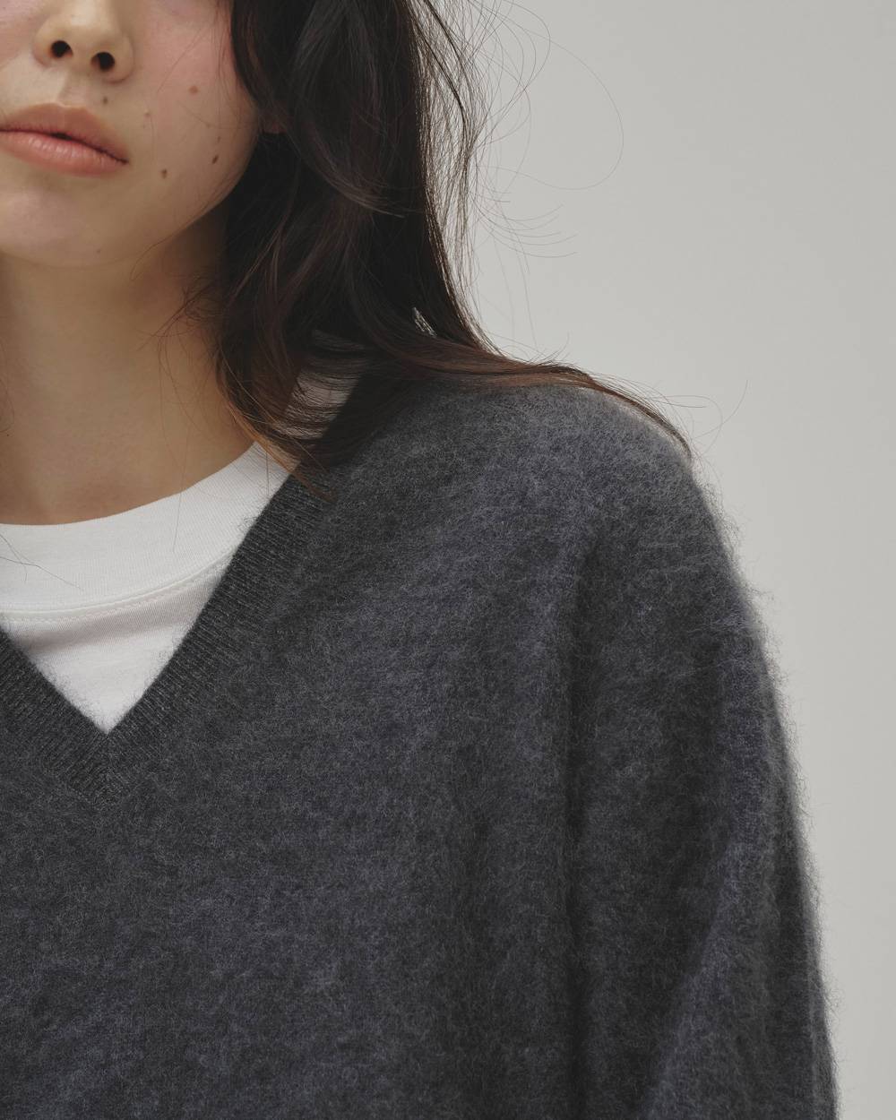 Woolcashmere Vneck Knit Woolcashmere Vneck Knit,ウールカシミヤVネックニット,12620508,ウール,カシミヤ,Vネックニット,ニット,セーター,トップス,todayful,トゥデイフル,lifes,吉田怜香,26aw