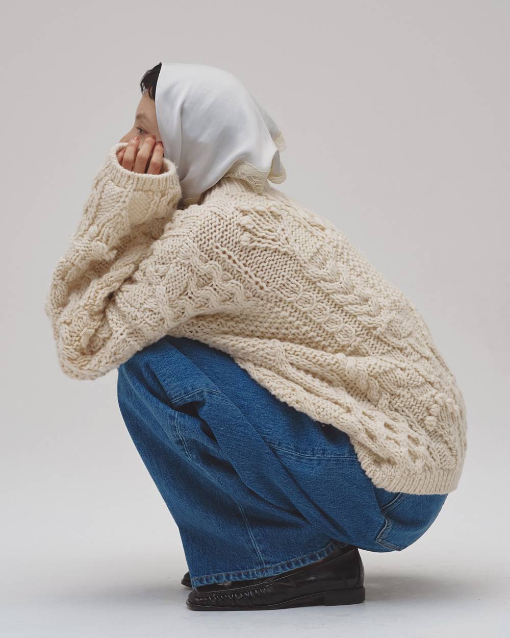 Pattern Hand Knit Pattern Hand Knit,パターンハンドニット,12620512,ハンドニット,ボリュームニット,パターンニット,セーター,トップス,todayful,トゥデイフル,lifes,吉田怜香,26aw