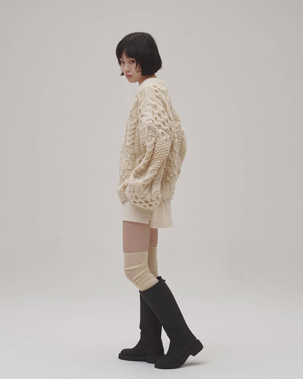 Pattern Hand Knit Pattern Hand Knit,パターンハンドニット,12620512,ハンドニット,ボリュームニット,パターンニット,セーター,トップス,todayful,トゥデイフル,lifes,吉田怜香,26aw