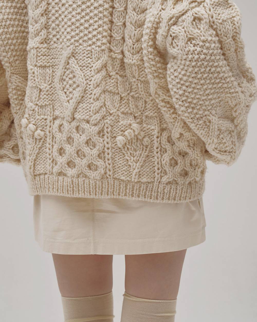 Pattern Hand Knit Pattern Hand Knit,パターンハンドニット,12620512,ハンドニット,ボリュームニット,パターンニット,セーター,トップス,todayful,トゥデイフル,lifes,吉田怜香,26aw