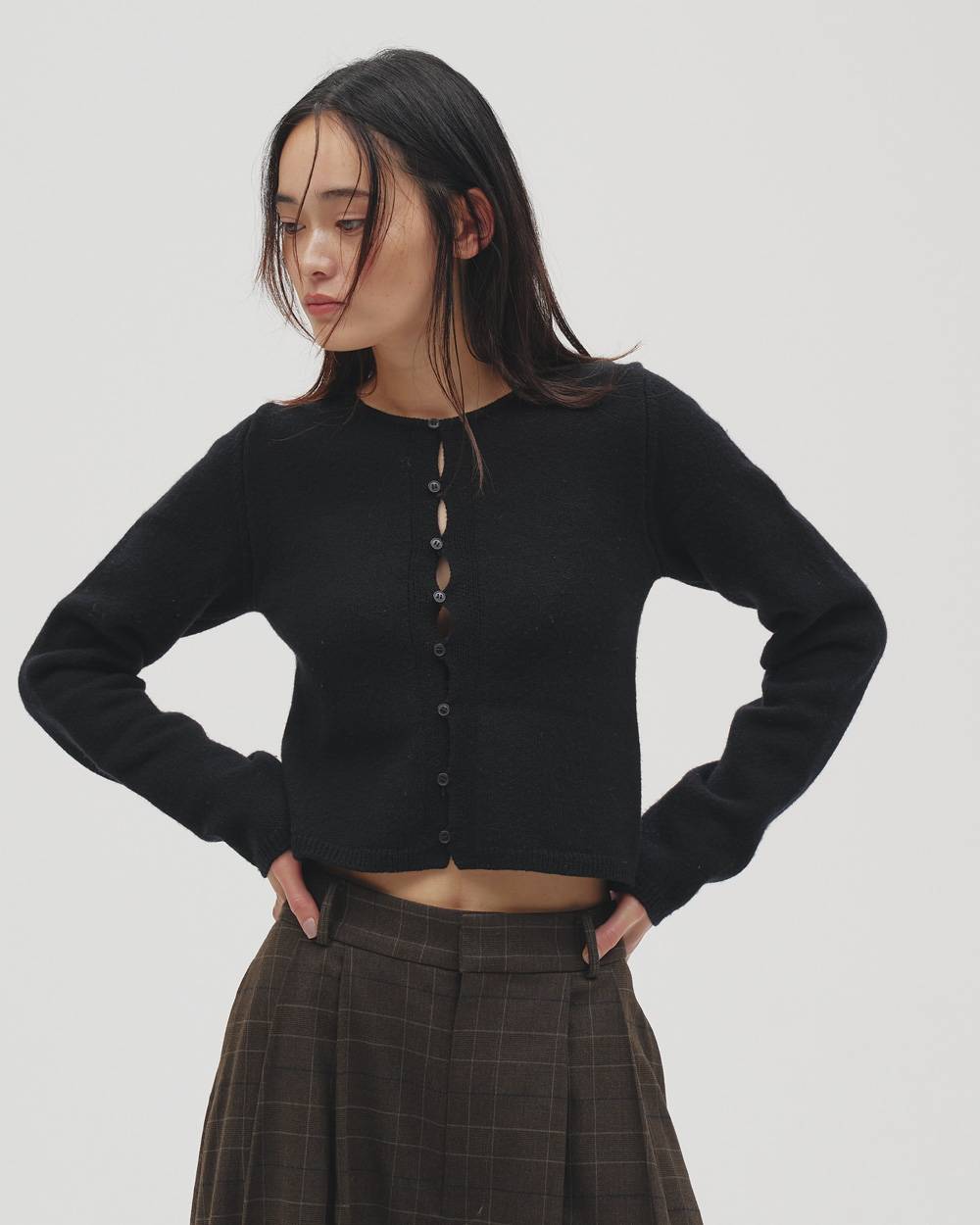 Cashmere Compact Cardigan Cashmere Compact Cardigan,カシミヤコンパクトカーディガン,12620513,カシミヤ,ニットカーディガン,カーディガン,コンパクトカーディガン,ニットトップ,todayful,トゥデイフル,lifes,吉田怜香,26aw